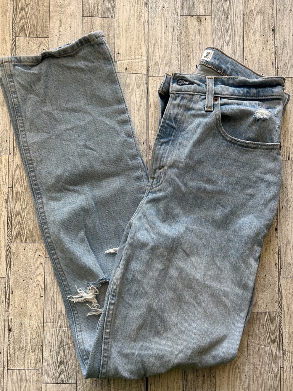 *closet clean out* Abercrombie & Fitch The 90s straight ultra high rise size 0